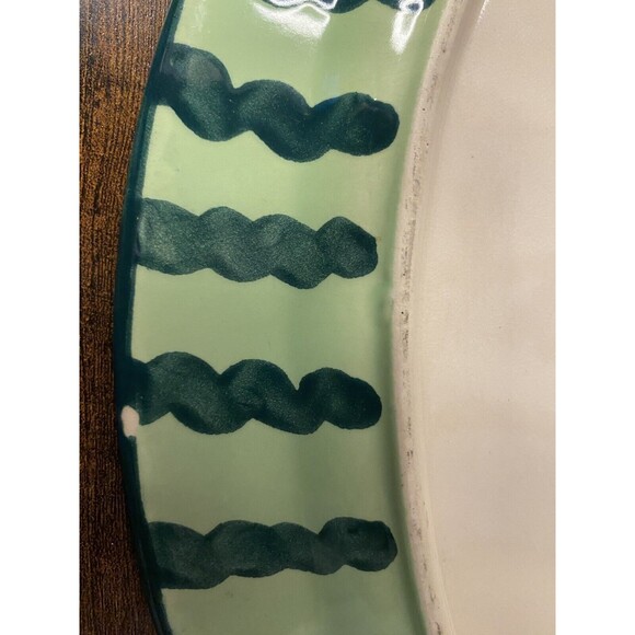 Vintage Ceramic Watermelon Serving Plate - Hand Painted and Beautiful - Picture 4 of 5